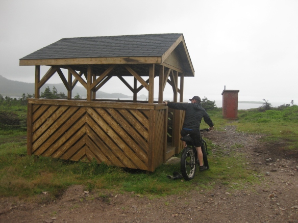 ... as there was a lovely shelter and a pit toilet.  There we three of these rest stops along the trail.